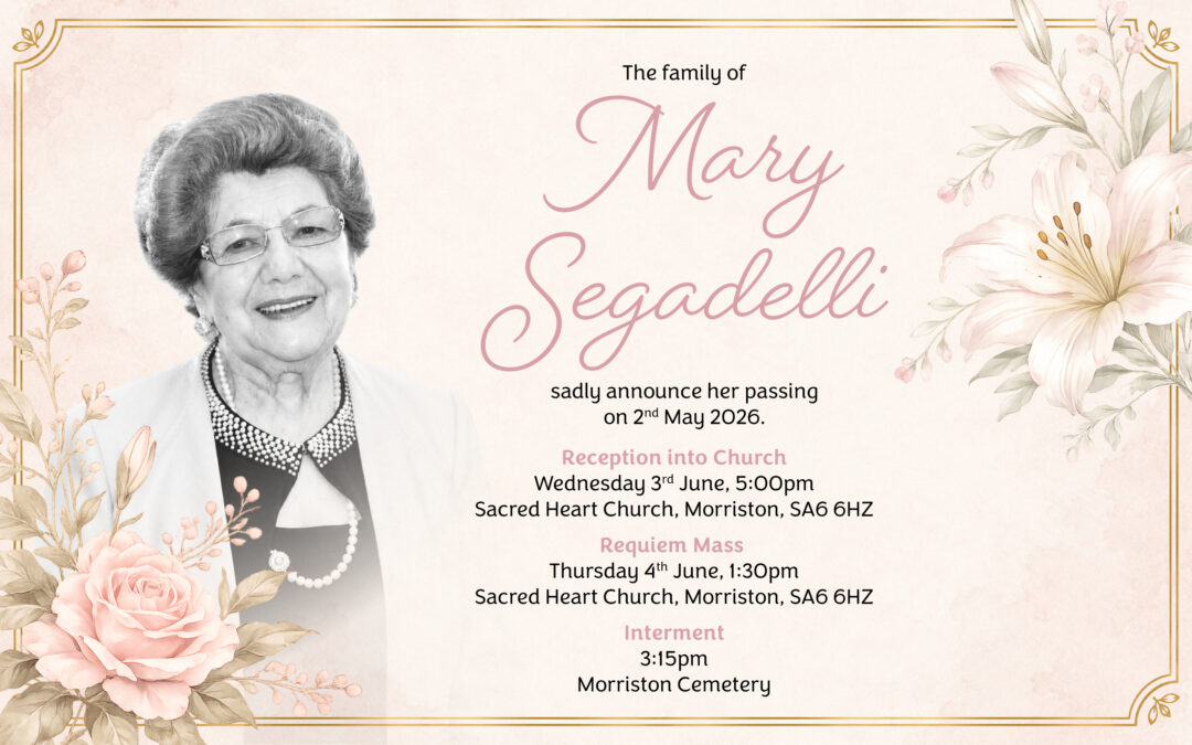 In memory of Mary Segadelli