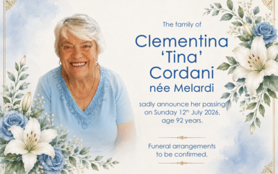 In memory of Clementina Cordani